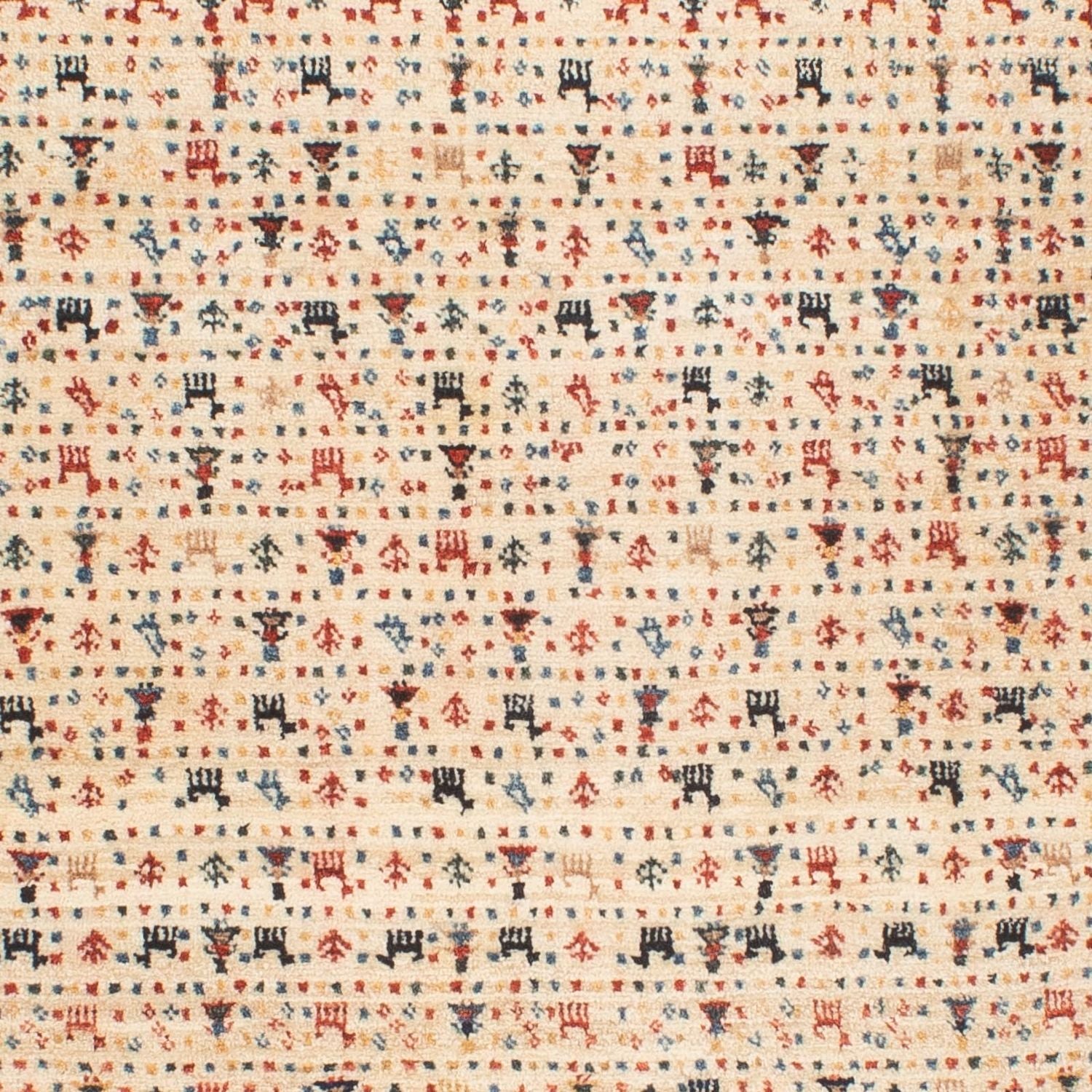 Gabbeh Tæppe - Loribaft Persisk - 120 x 87 cm - flerfarvet