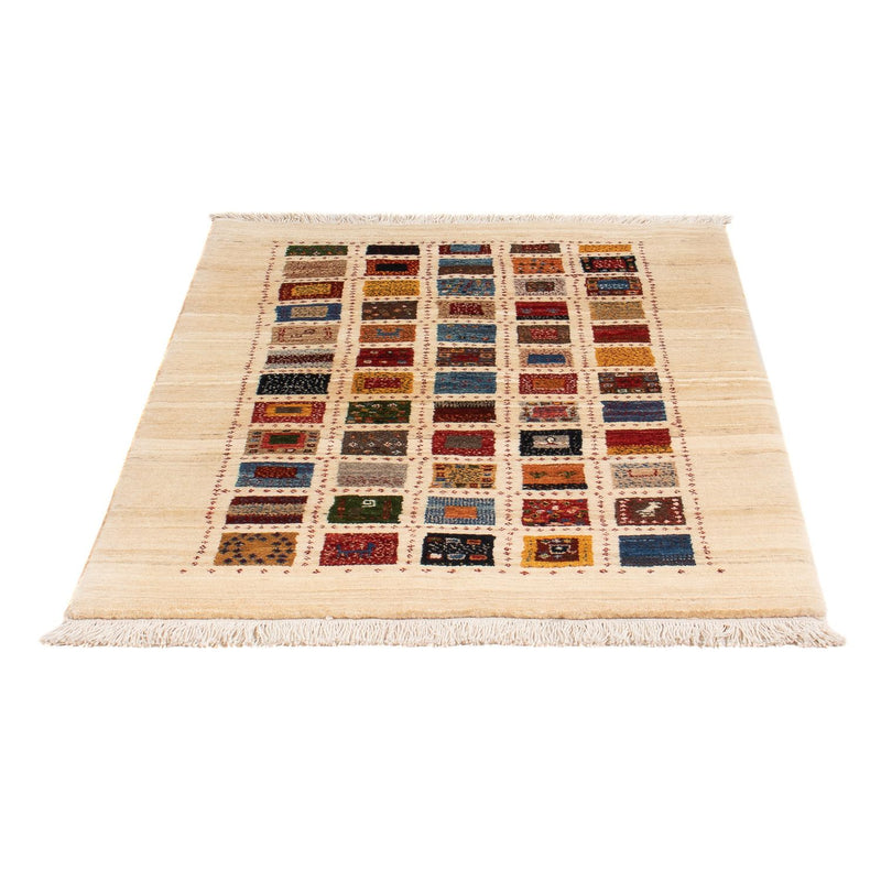 Gabbeh Tæppe - Loribaft Persisk - 128 x 86 cm - flerfarvet