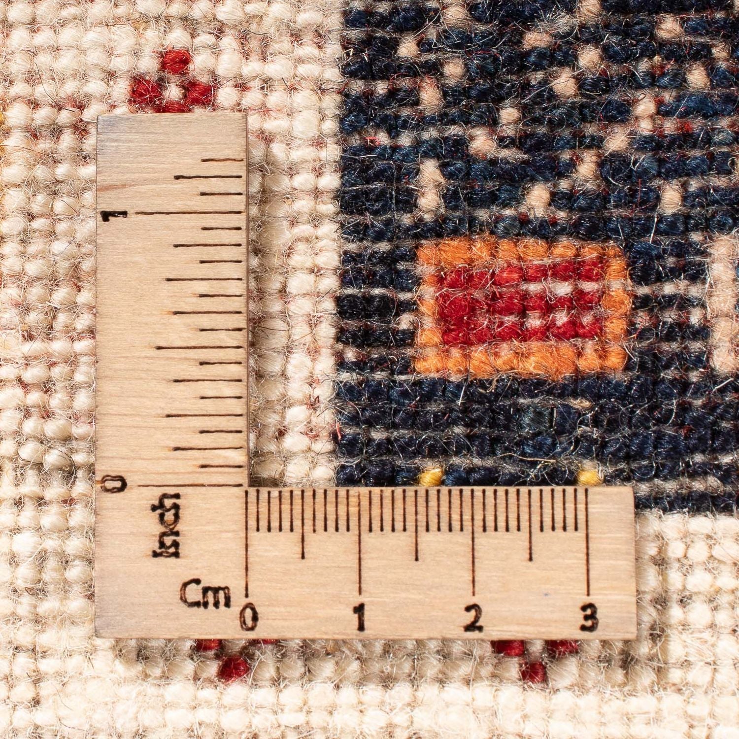 Gabbeh Tæppe - Loribaft Persisk - 128 x 86 cm - flerfarvet