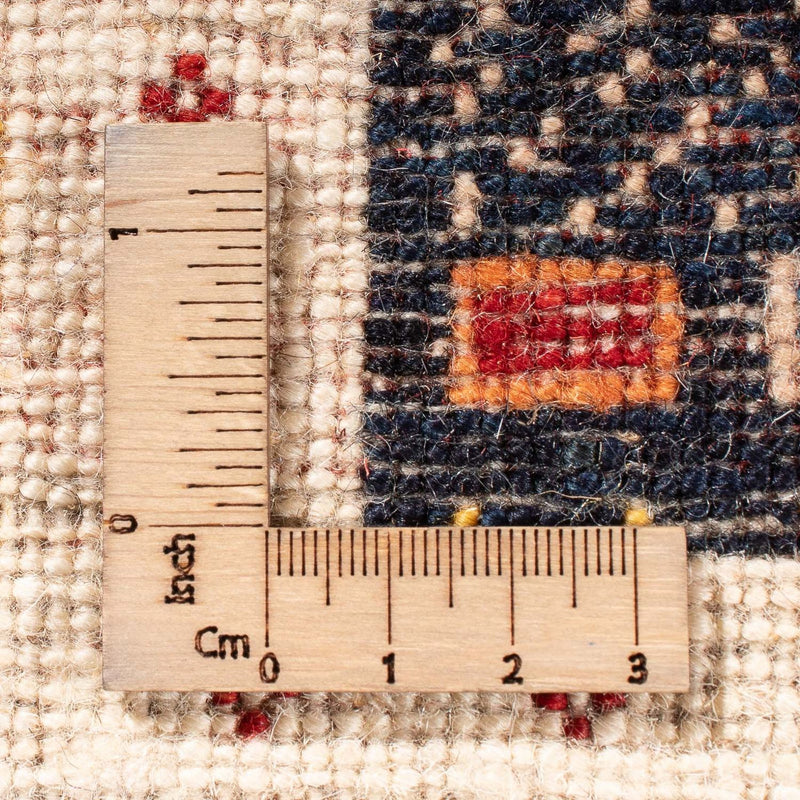 Gabbeh Tæppe - Loribaft Persisk - 128 x 86 cm - flerfarvet