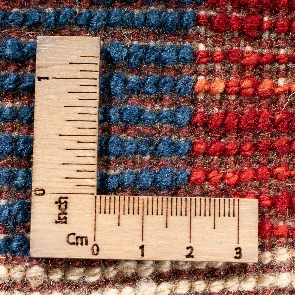 Gabbeh-tæppe - Persisk - 122 x 76 cm - flerfarvet