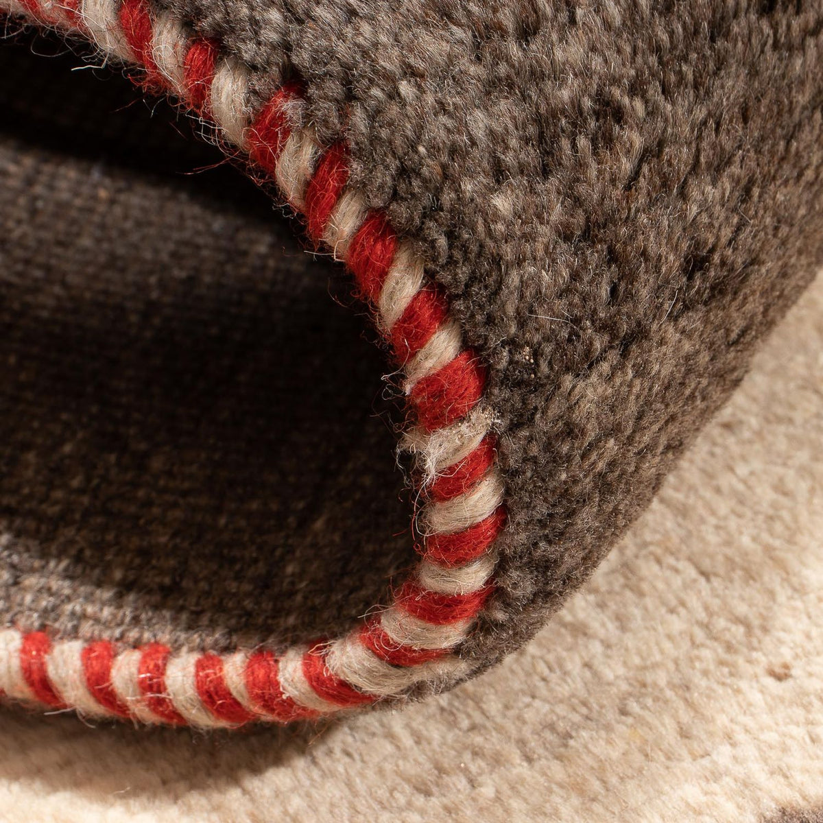 Gabbeh-tæppe - Persisk - 125 x 77 cm - natur