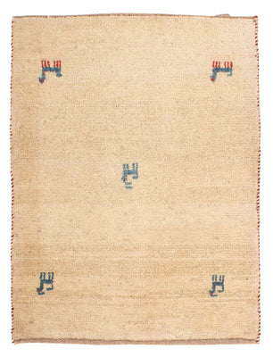 Gabbeh-tæppe - Persisk - 89 x 67 cm - beige
