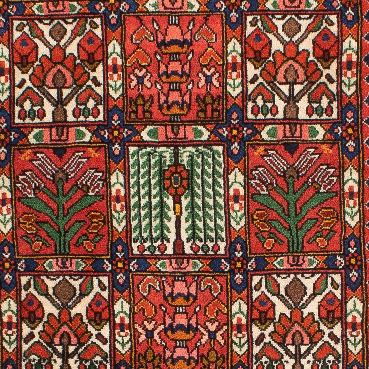 Persisk tæppe - Nomadisk - 104 x 64 cm - flerfarvet