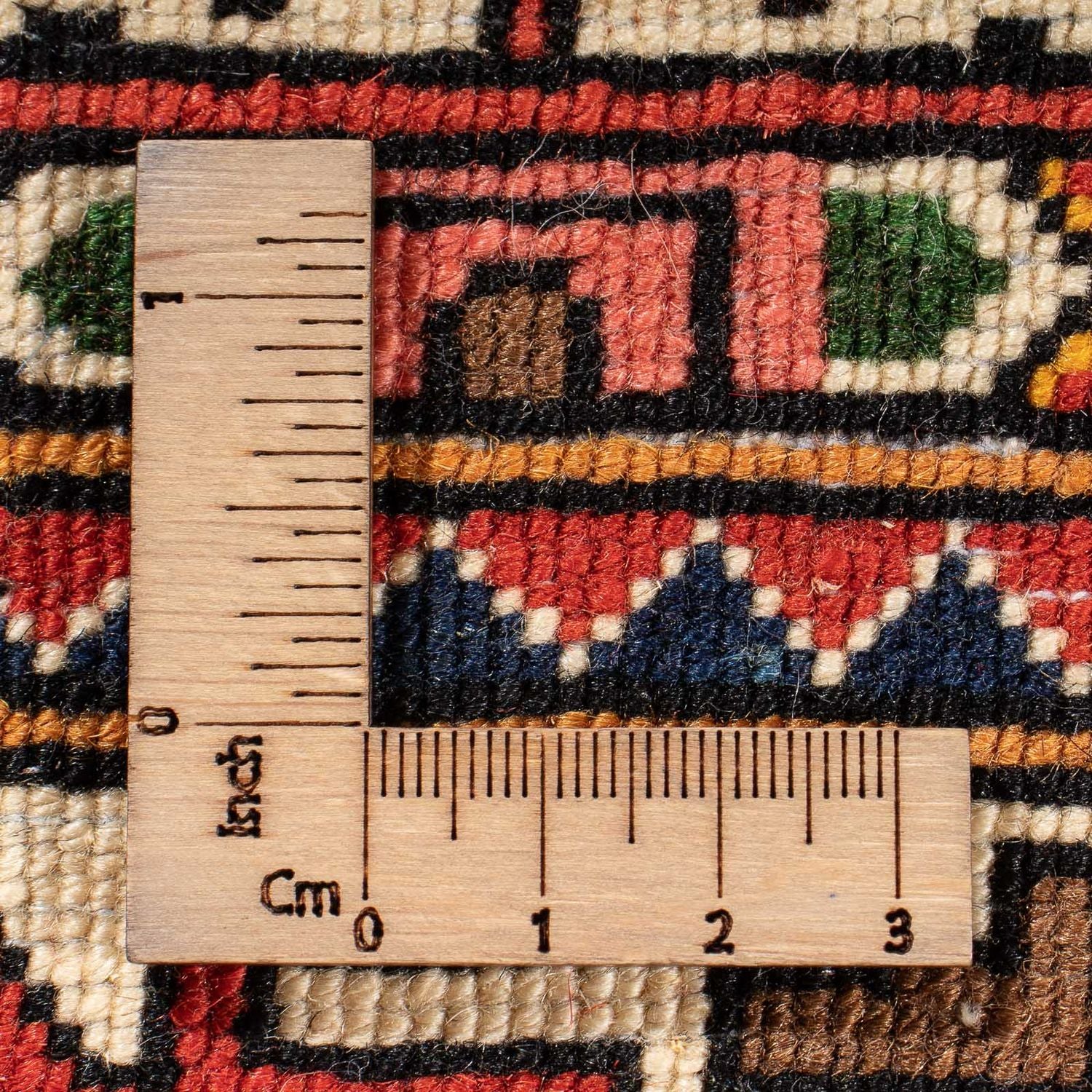Persisk tæppe - Nomadisk - 104 x 64 cm - flerfarvet