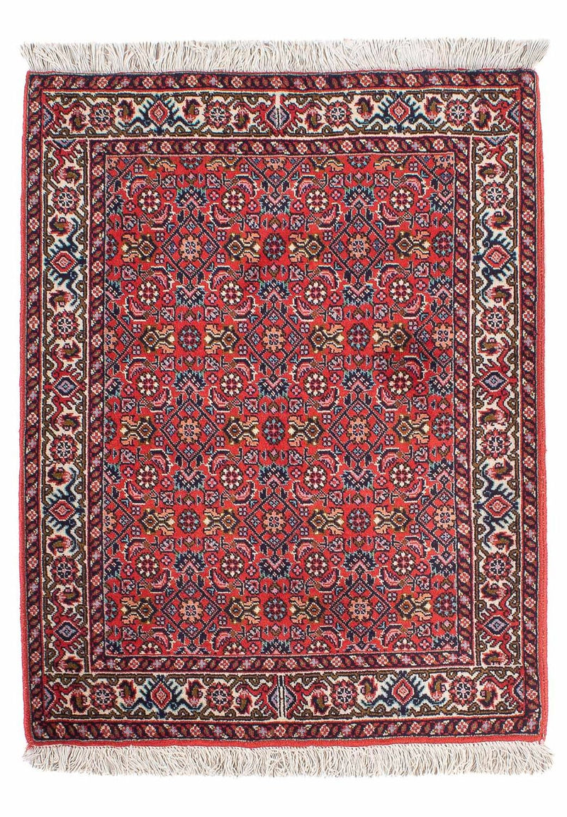 Persisk tæppe - Bijar - Royal - 94 x 74 cm - rød