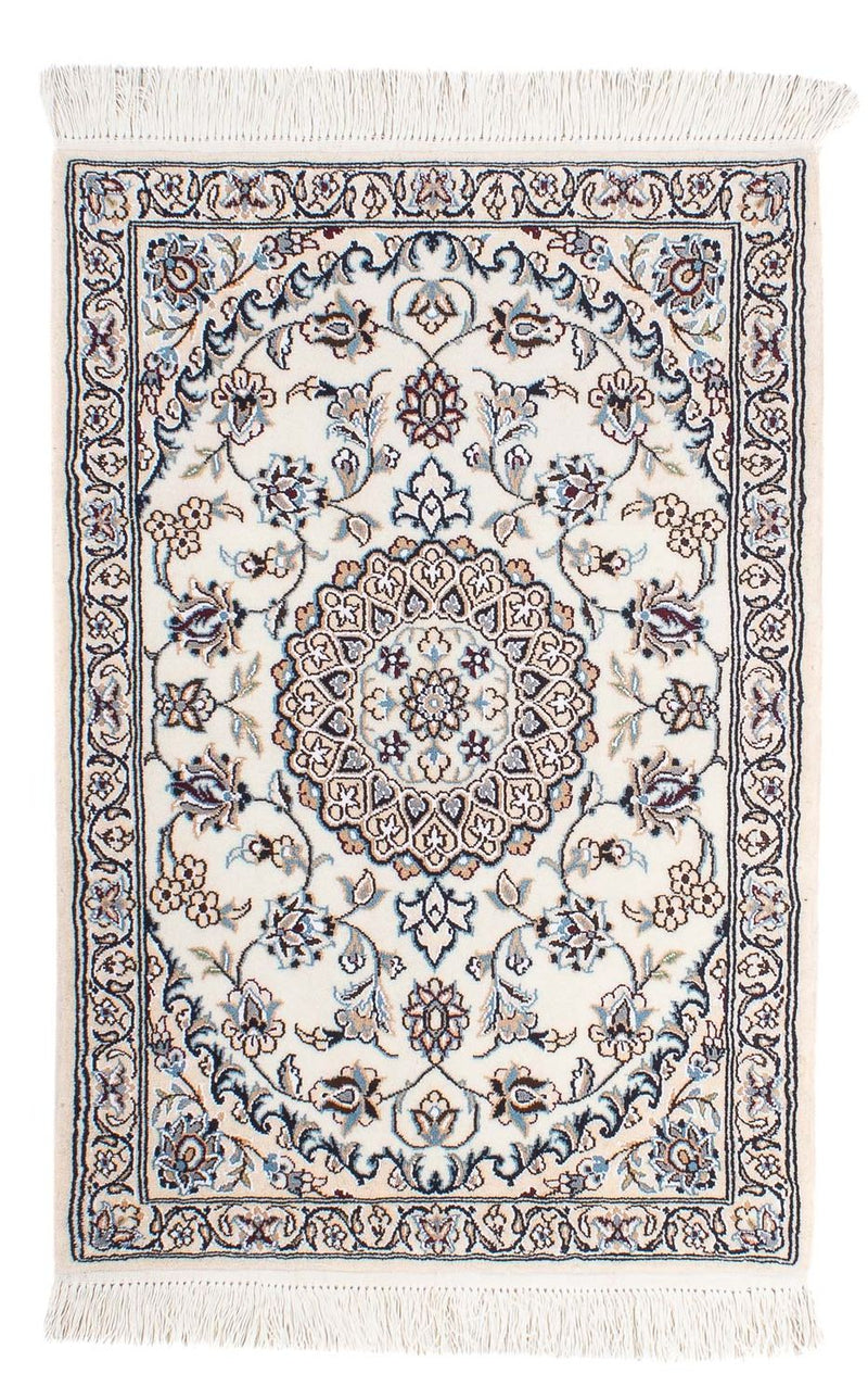 Persisk tæppe - Nain - Premium - 95 x 63 cm - beige