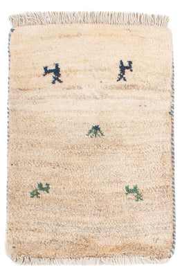 Gabbeh-tæppe - Persisk - 60 x 40 cm - beige