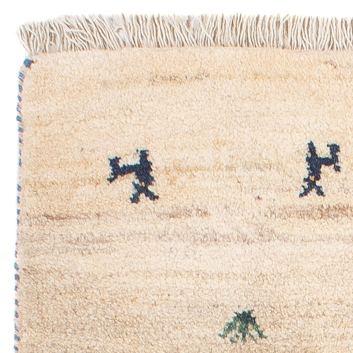 Gabbeh-tæppe - Persisk - 60 x 40 cm - beige