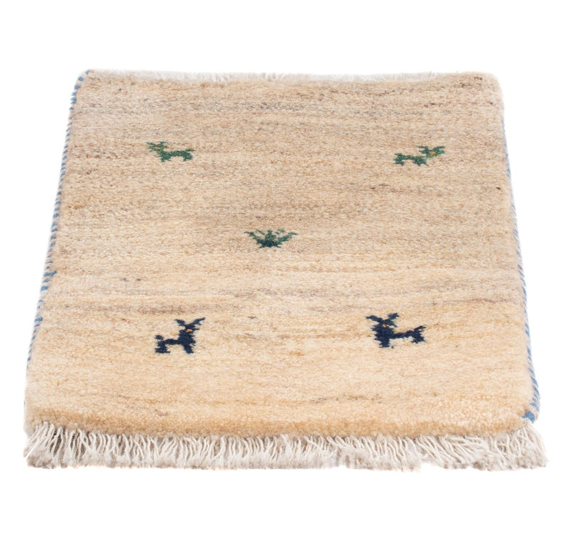 Gabbeh-tæppe - Persisk - 60 x 40 cm - beige