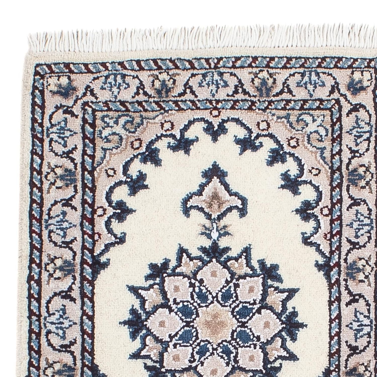 Persisk tæppe - Nain - 60 x 40 cm - beige