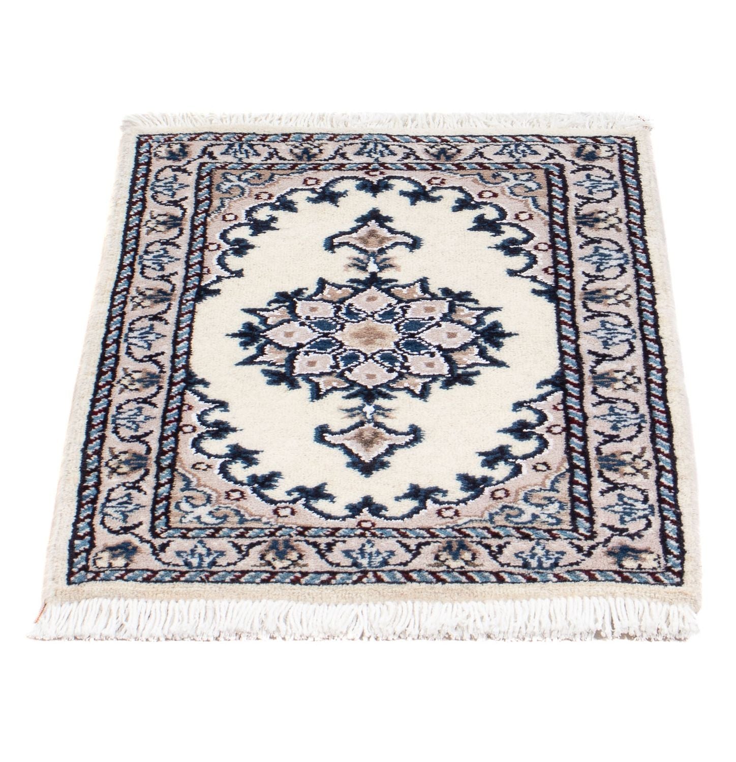 Persisk tæppe - Nain - 60 x 40 cm - beige