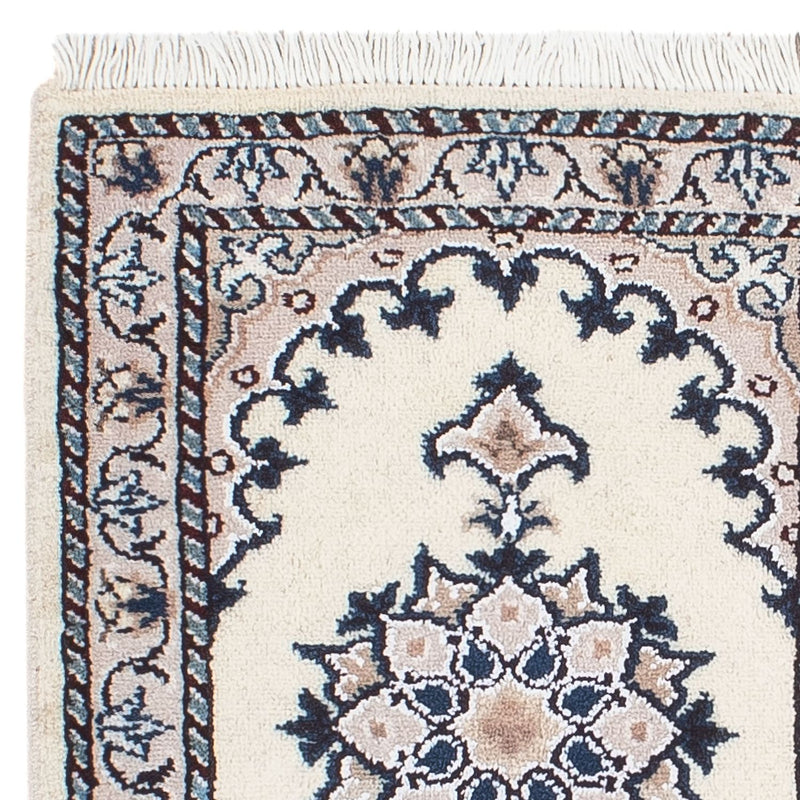 Persisk tæppe - Nain - 60 x 40 cm - beige