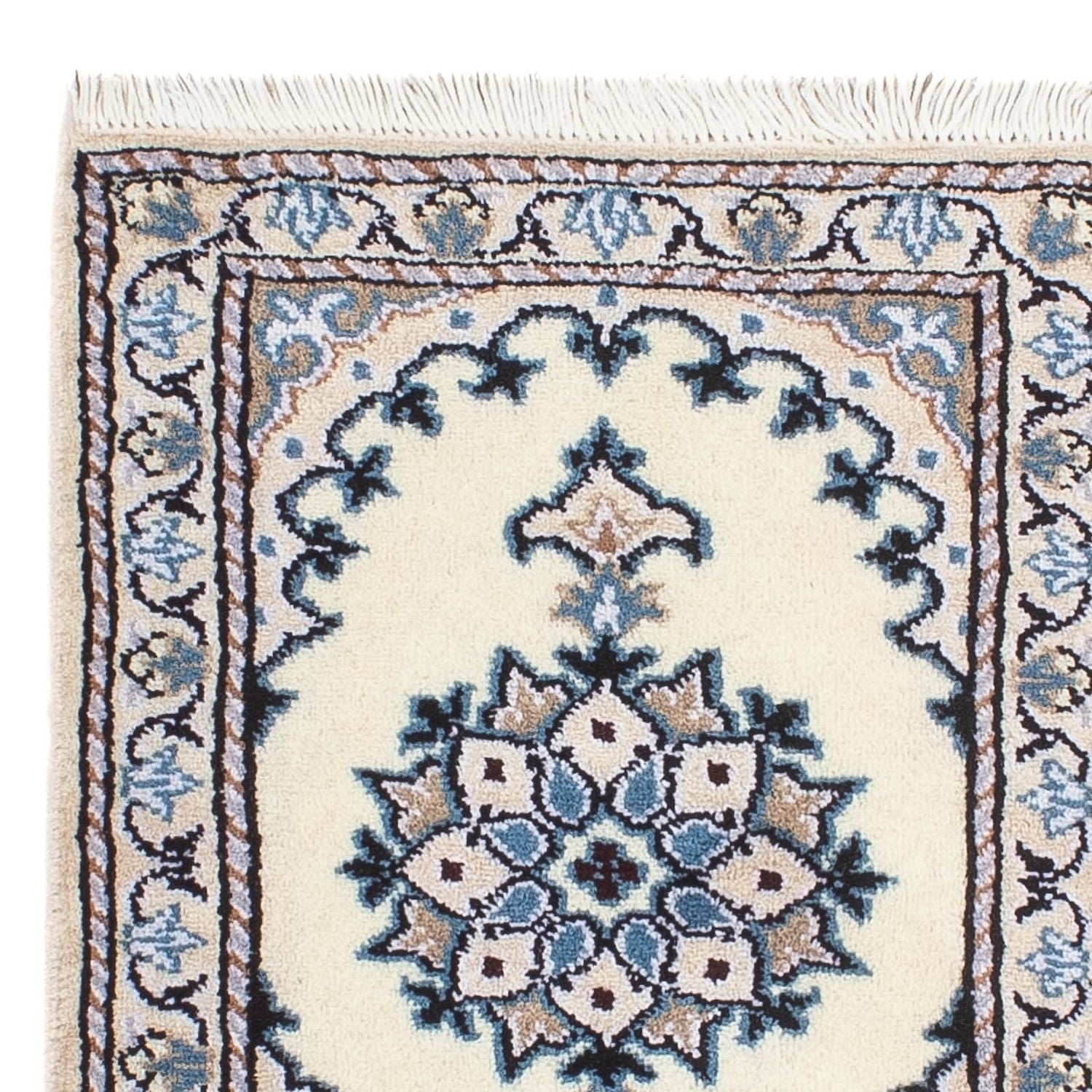 Persisk tæppe - Nain - 60 x 40 cm - beige