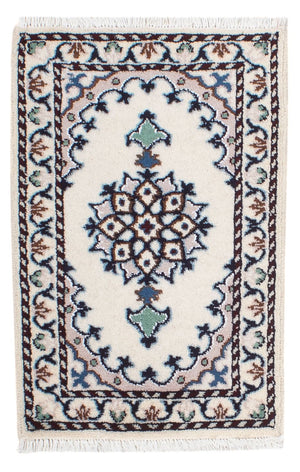 Persisk tæppe - Nain - 60 x 40 cm - beige