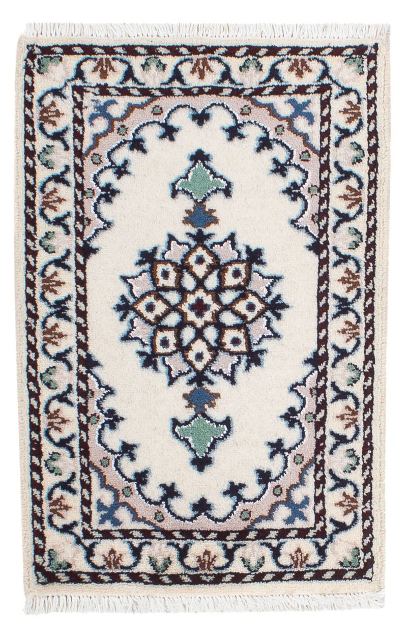 Persisk tæppe - Nain - 60 x 40 cm - beige