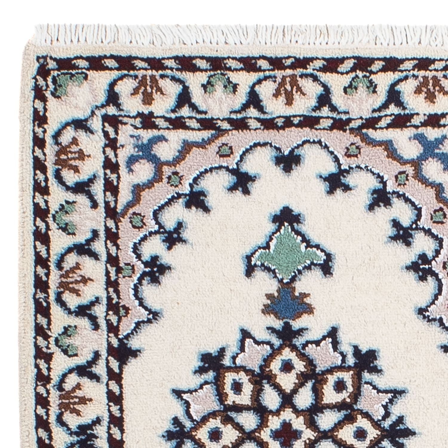 Persisk tæppe - Nain - 60 x 40 cm - beige