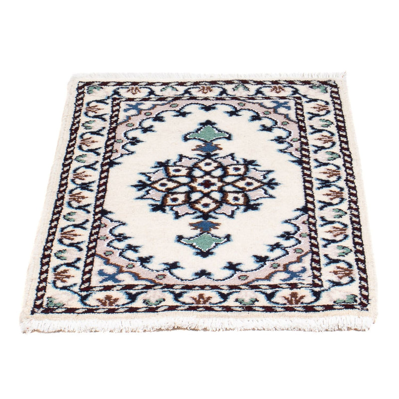 Persisk tæppe - Nain - 60 x 40 cm - beige