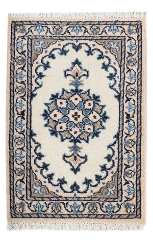 Persisk tæppe - Nain - 60 x 40 cm - creme
