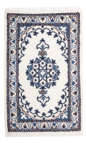 Persisk tæppe - Nain - 60 x 40 cm - creme
