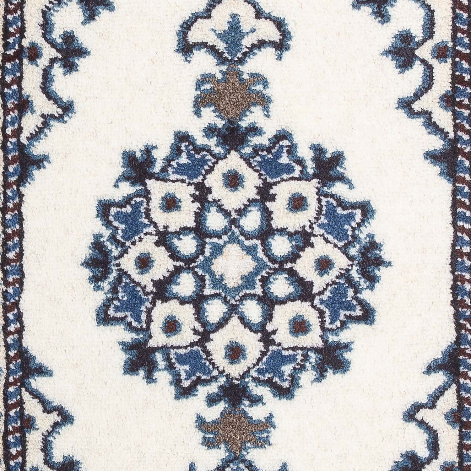 Persisk tæppe - Nain - 60 x 40 cm - creme