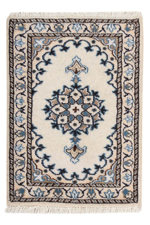 Persisk tæppe - Nain - 60 x 40 cm - creme