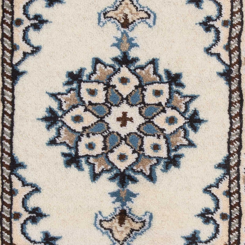 Persisk tæppe - Nain - 60 x 40 cm - creme