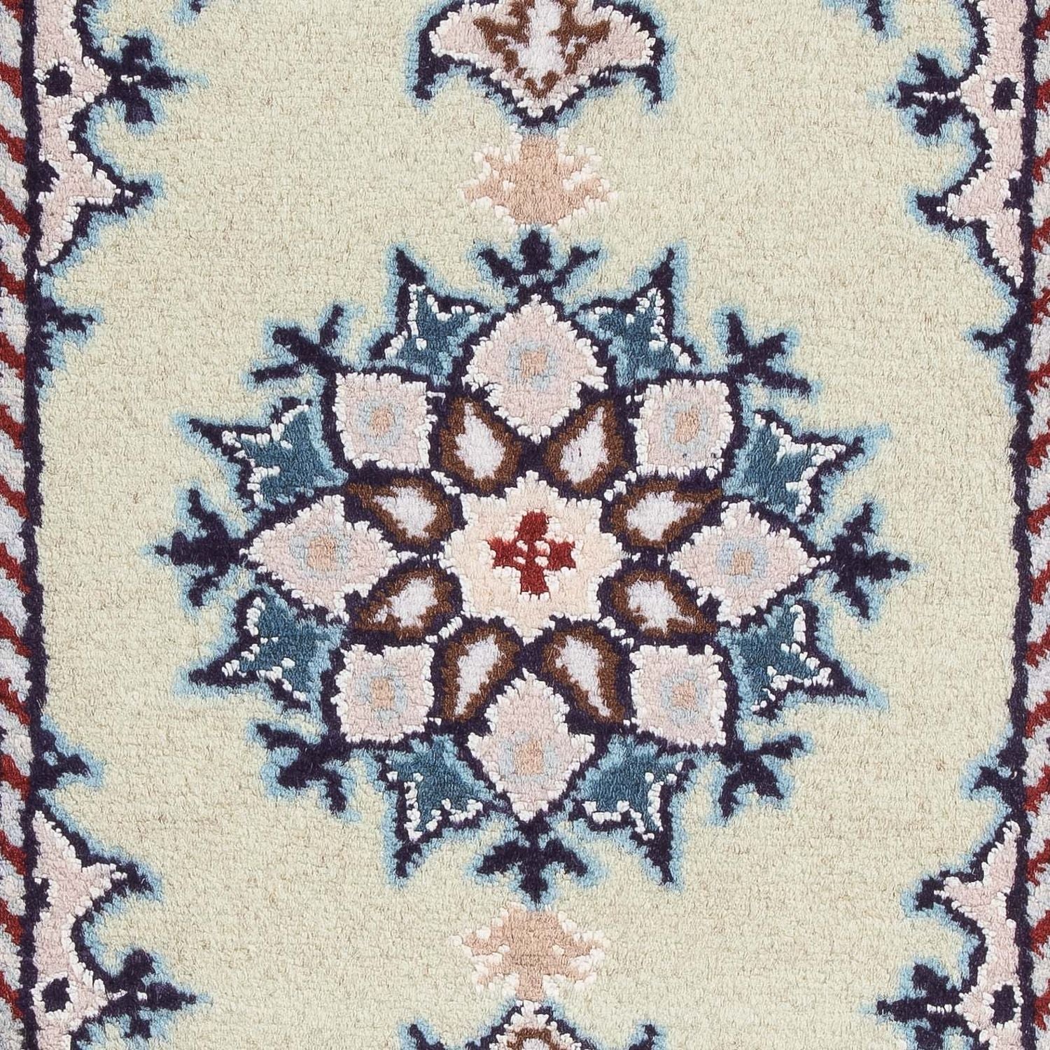 Persisk tæppe - Nain - 60 x 40 cm - creme