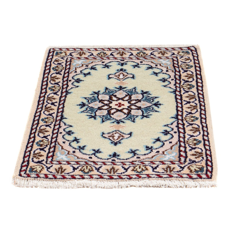 Persisk tæppe - Nain - 60 x 40 cm - creme