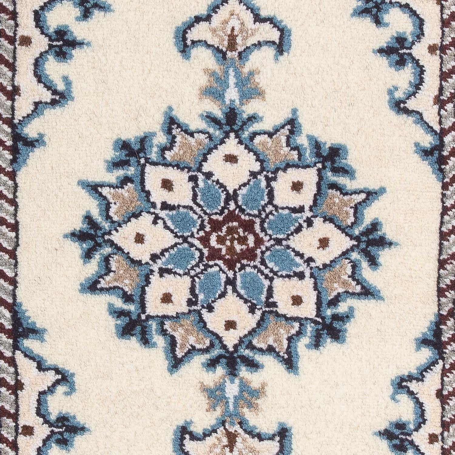 Persisk tæppe - Nain - 60 x 40 cm - creme