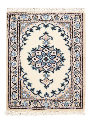 Persisk tæppe - Nain - 60 x 40 cm - creme