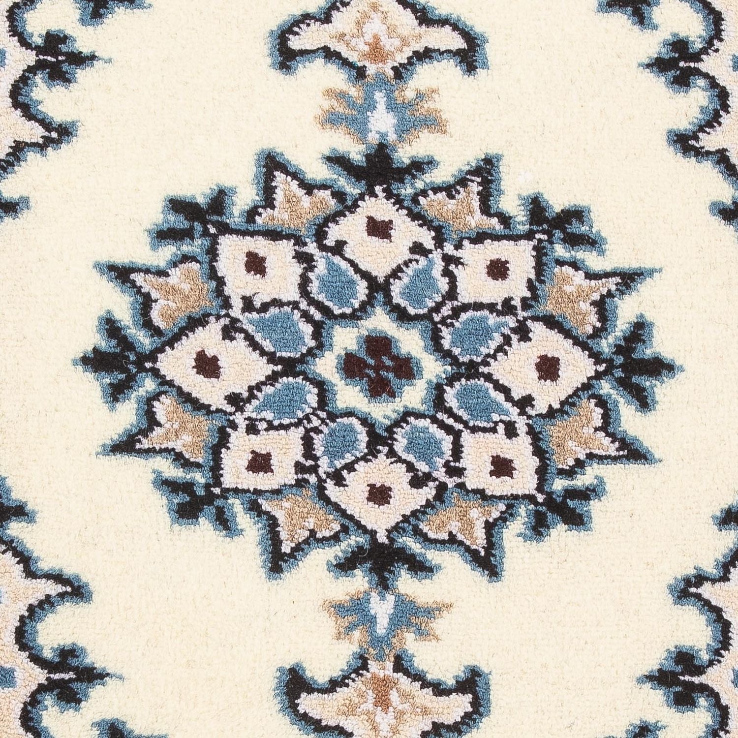 Persisk tæppe - Nain - 60 x 40 cm - creme