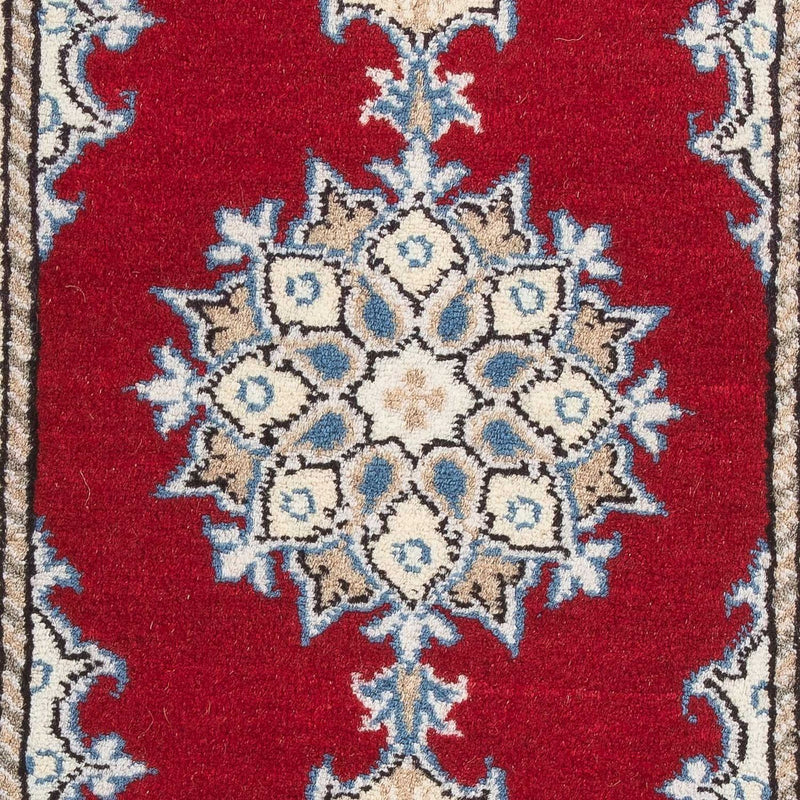 Persisk tæppe - Nain - 60 x 40 cm - rød