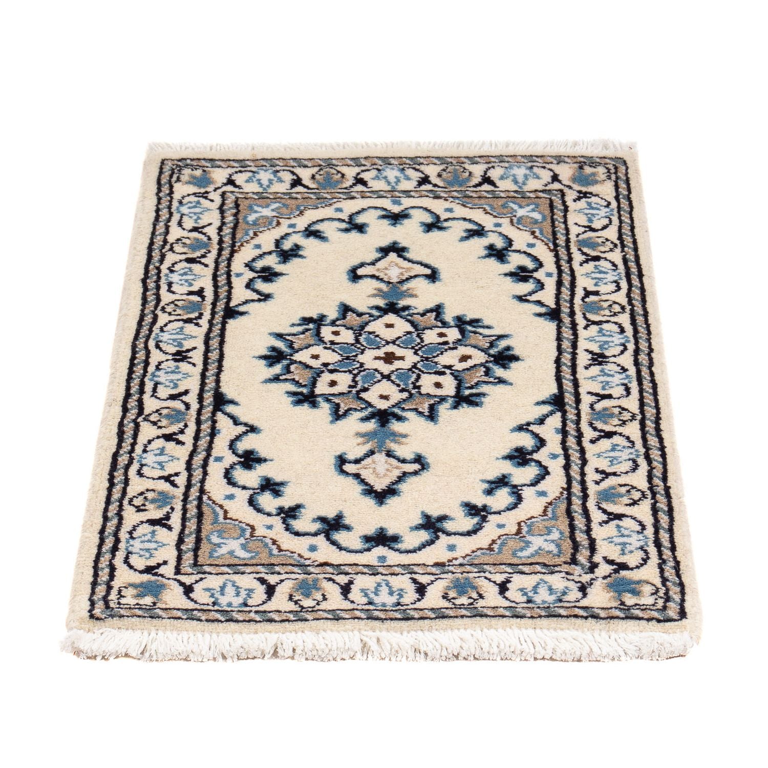 Persisk tæppe - Nain - 60 x 40 cm - beige