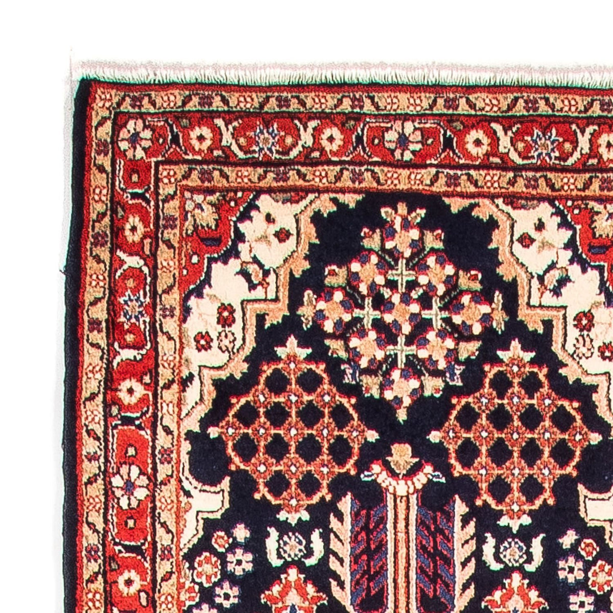 Løber Persisk tæppe - Classic - 382 x 80 cm - mørkeblå