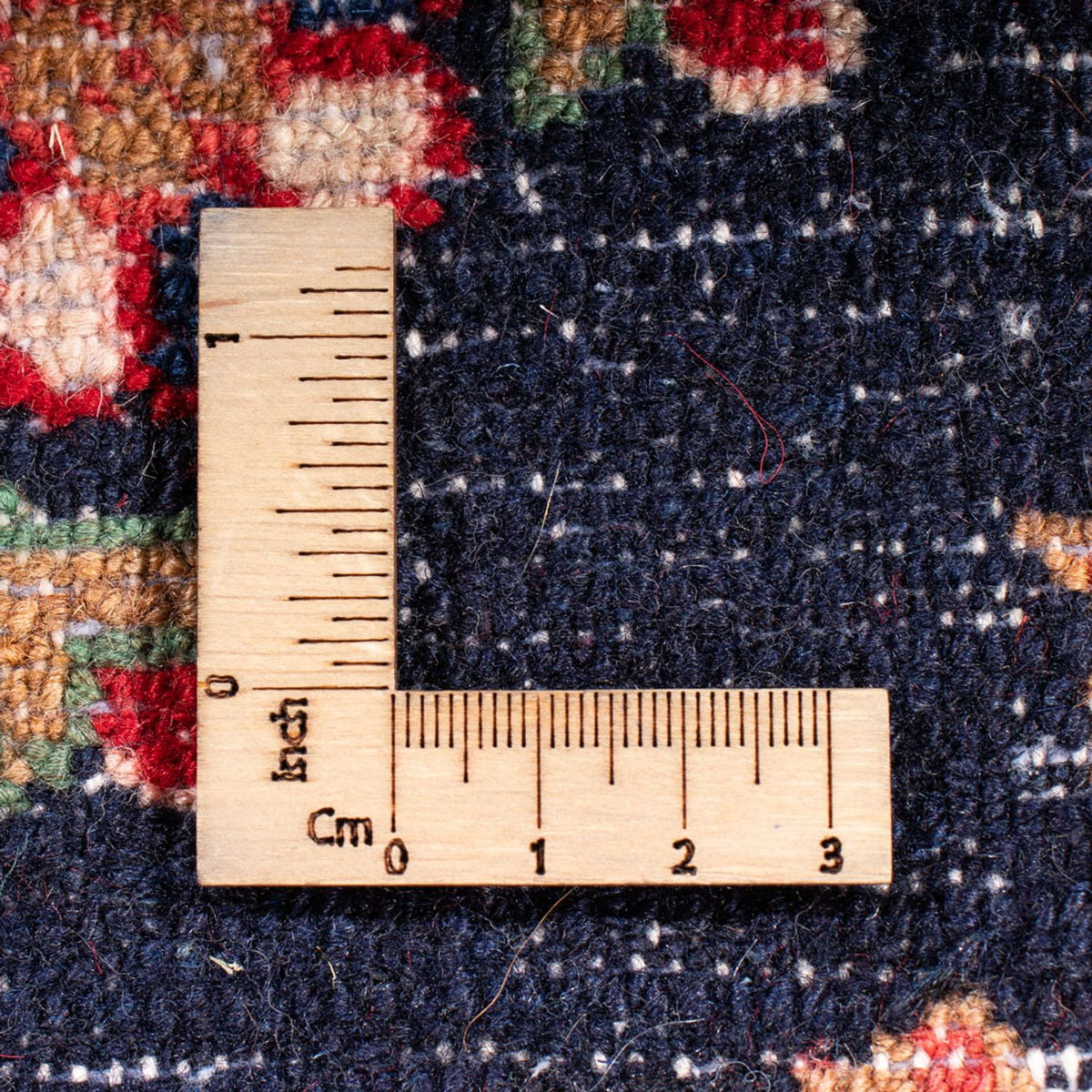 Løber Persisk tæppe - Classic - 382 x 80 cm - mørkeblå