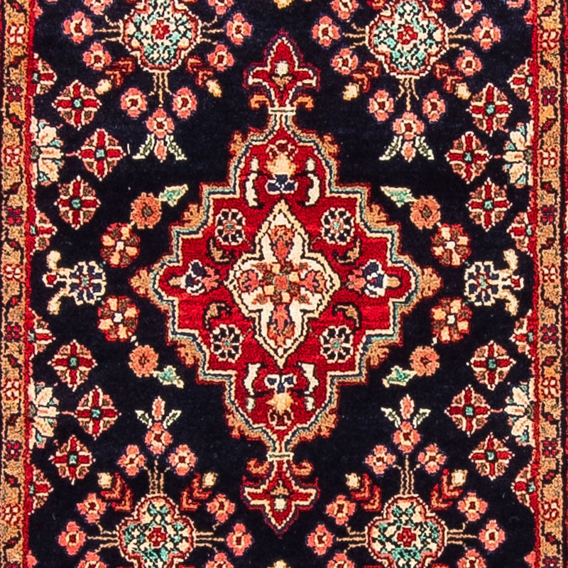 Løber Persisk tæppe - Classic - 377 x 85 cm - mørkeblå
