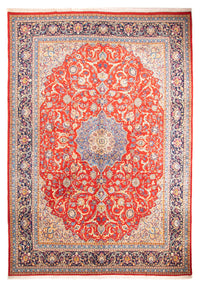 Persisk tæppe - Isfahan - Premium - 461 x 338 cm - rød