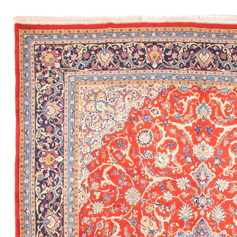 Persisk tæppe - Isfahan - Premium - 461 x 338 cm - rød