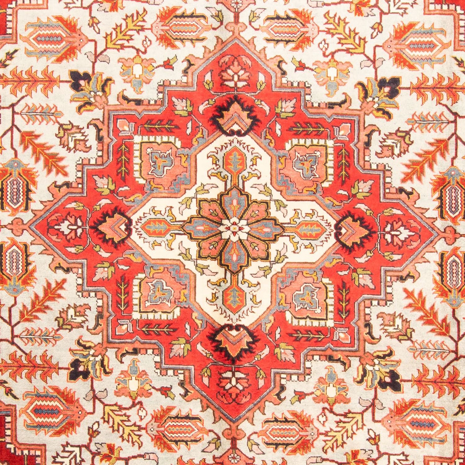 Persisk tæppe - Nomadisk - 395 x 307 cm - beige