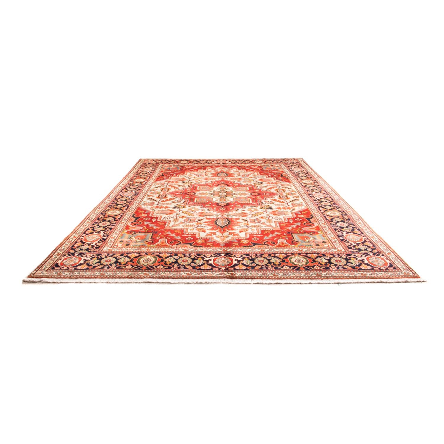 Persisk tæppe - Nomadisk - 395 x 307 cm - beige