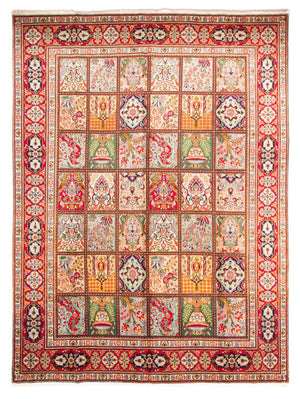 Persisk tæppe - Tabriz - 390 x 291 cm - flerfarvet