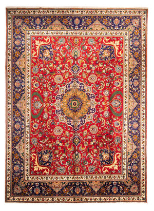 Persisk tæppe - Tabriz - 390 x 289 cm - rød
