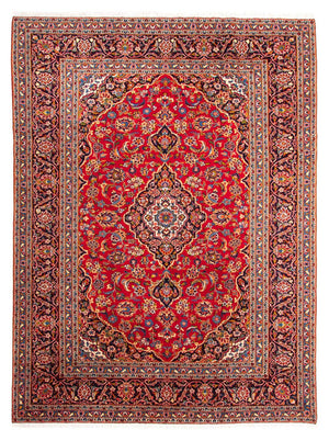 Persisk tæppe - Keshan - 319 x 243 cm - rød