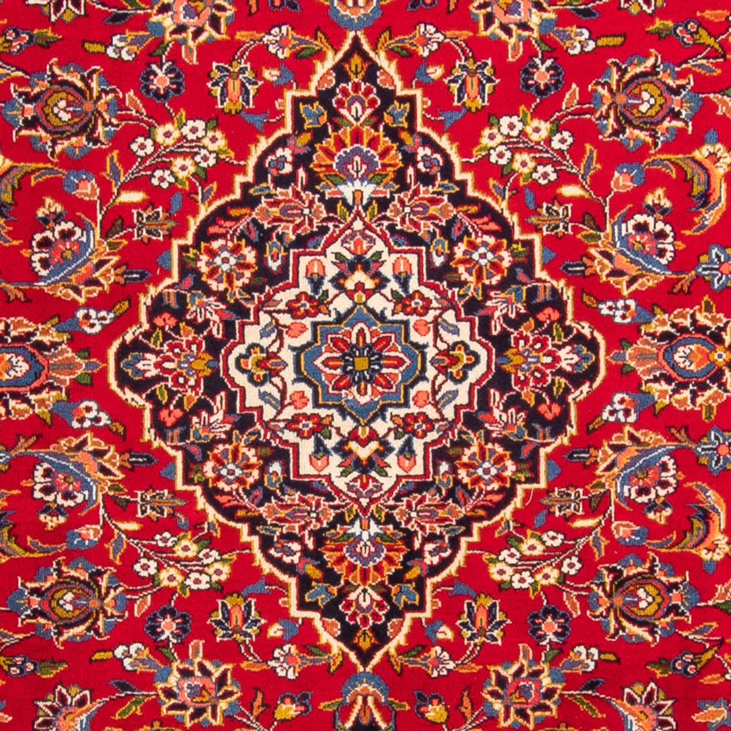 Persisk tæppe - Keshan - 319 x 243 cm - rød