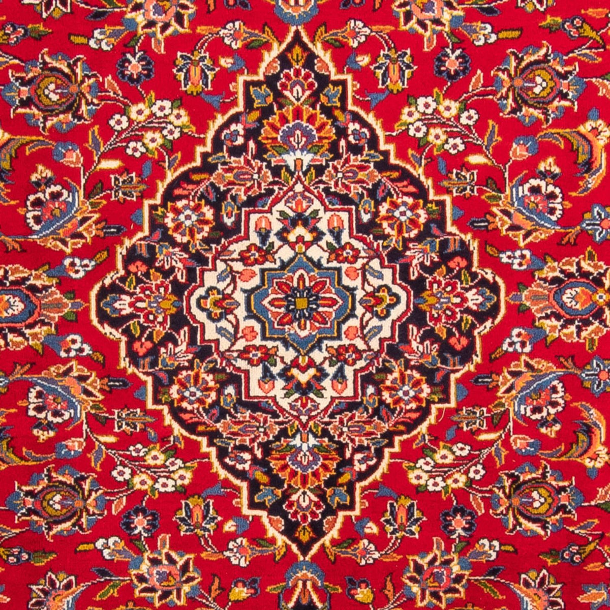 Persisk tæppe - Keshan - 319 x 243 cm - rød