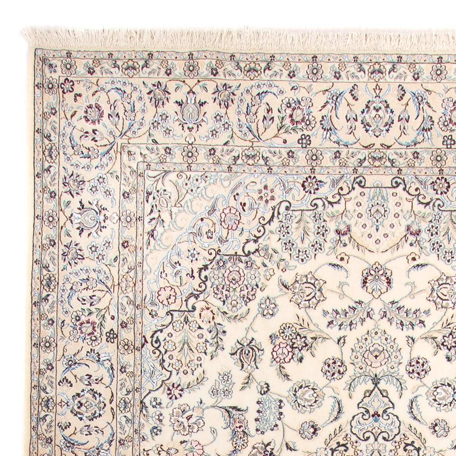 Persisk tæppe - Nain - Premium - 307 x 205 cm - beige