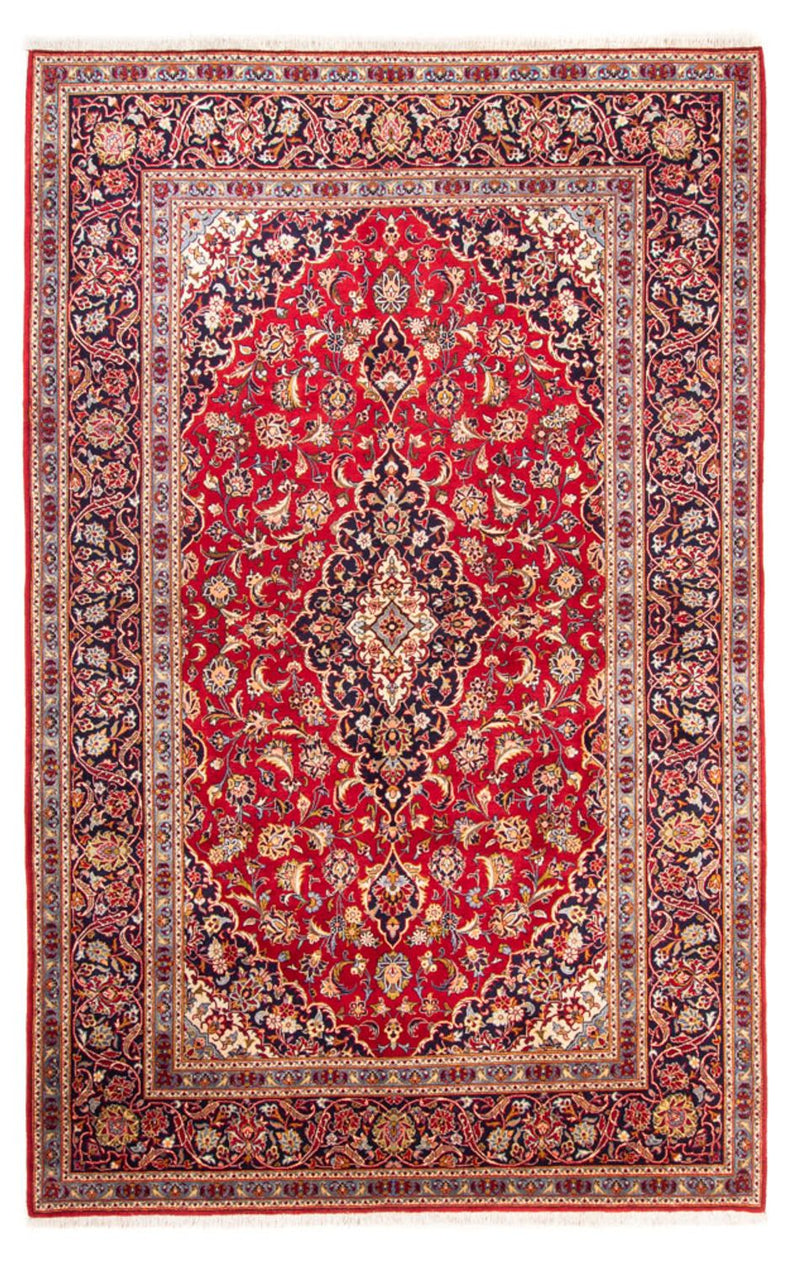 Persisk tæppe - Keshan - 320 x 214 cm - rød