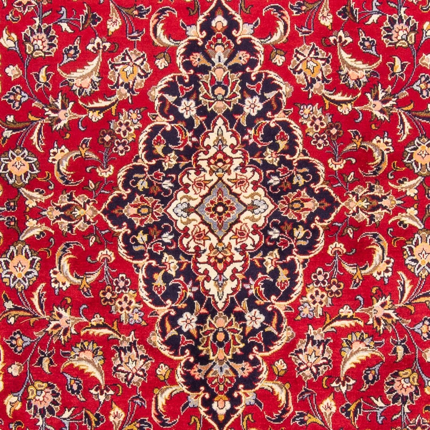 Persisk tæppe - Keshan - 320 x 214 cm - rød