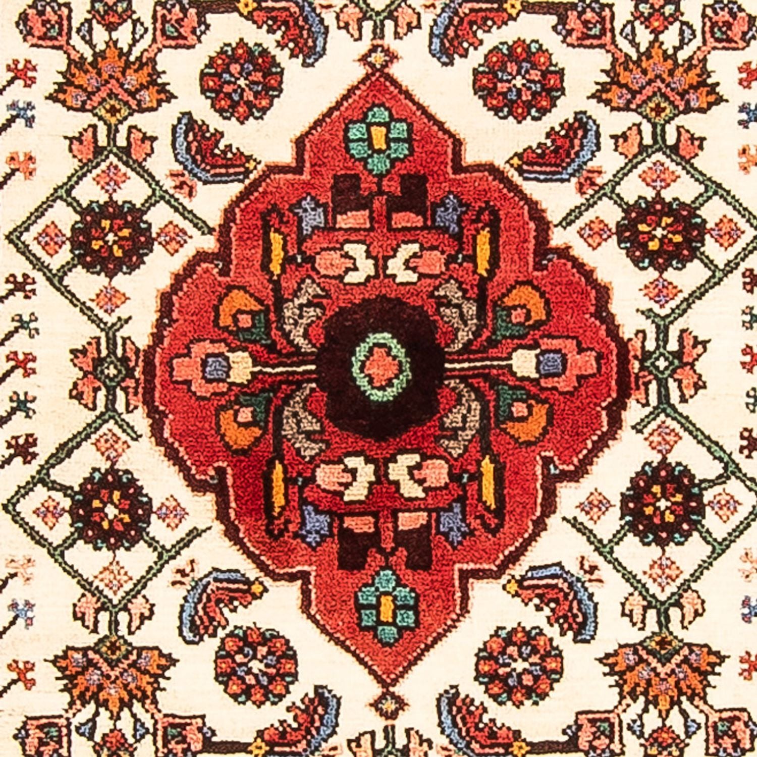 Løber Persisk tæppe - Nomadisk - 305 x 103 cm - beige